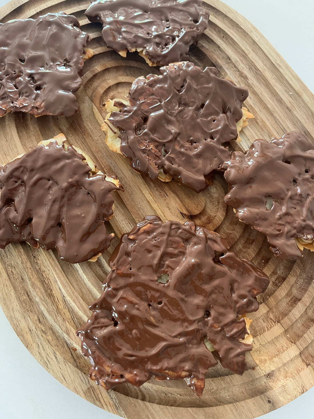 tuile aux amandes chocolat 3 ingrédients