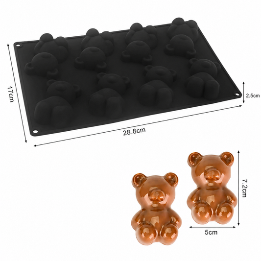 Moule a patisserie ourson noir