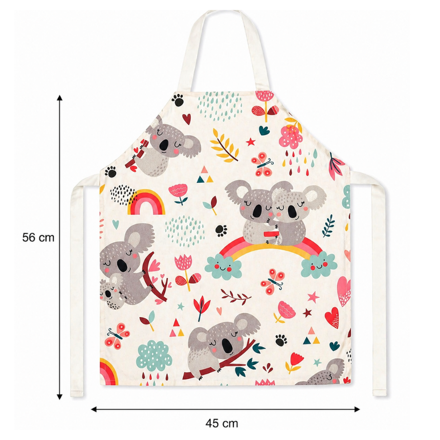 tablier enfant motif koala
enfant de 3 a 6 ans 